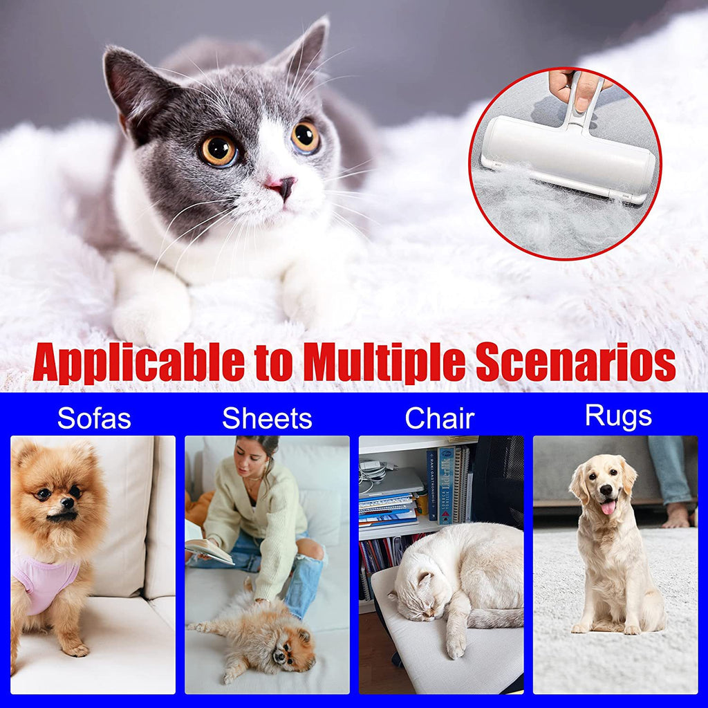 Pet Hair Remover Roller – Reusable Lint Cleaner for Sofa & Clothes