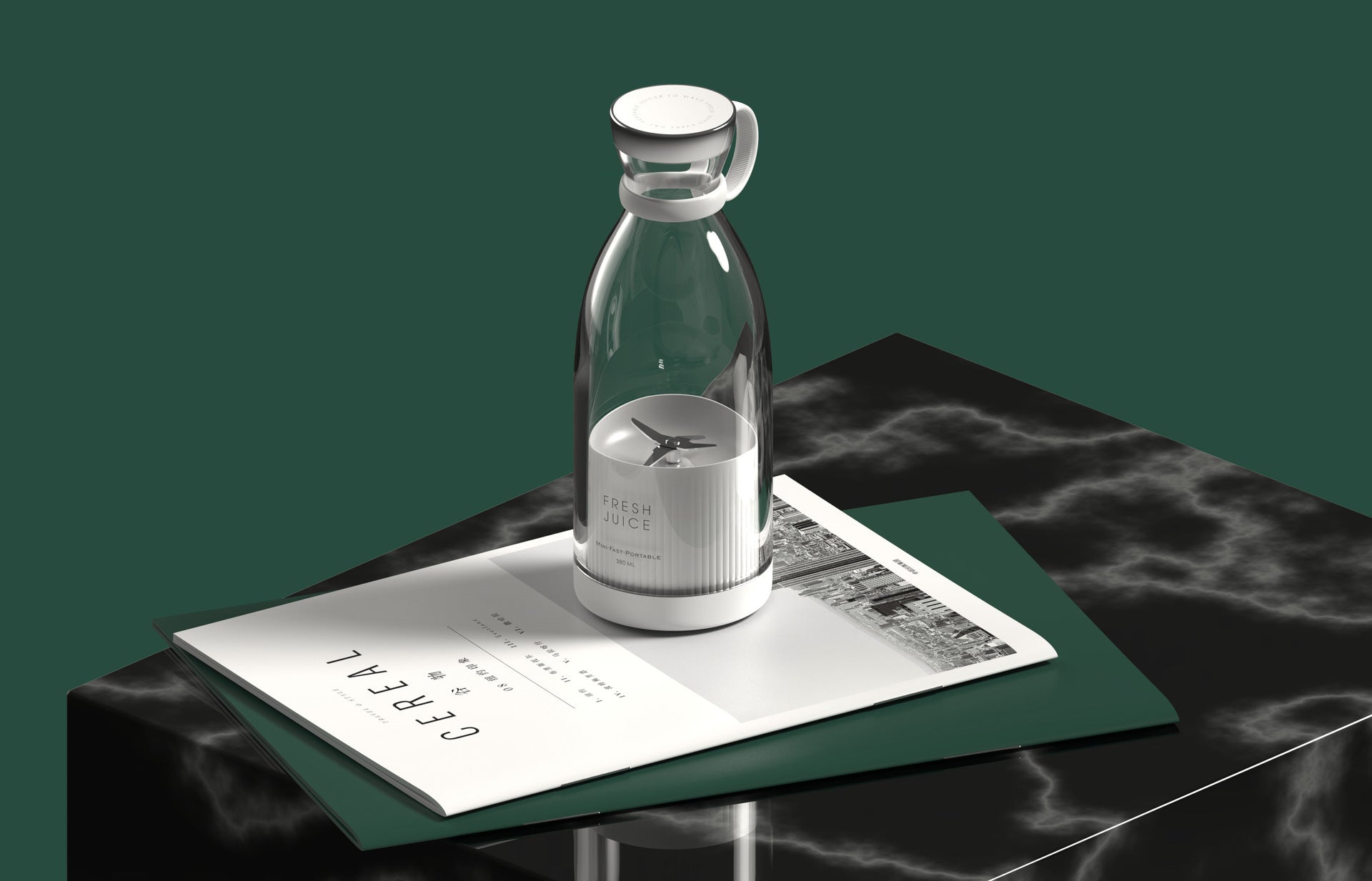 Portable Blender 350ML – USB Rechargeable Smoothie Maker