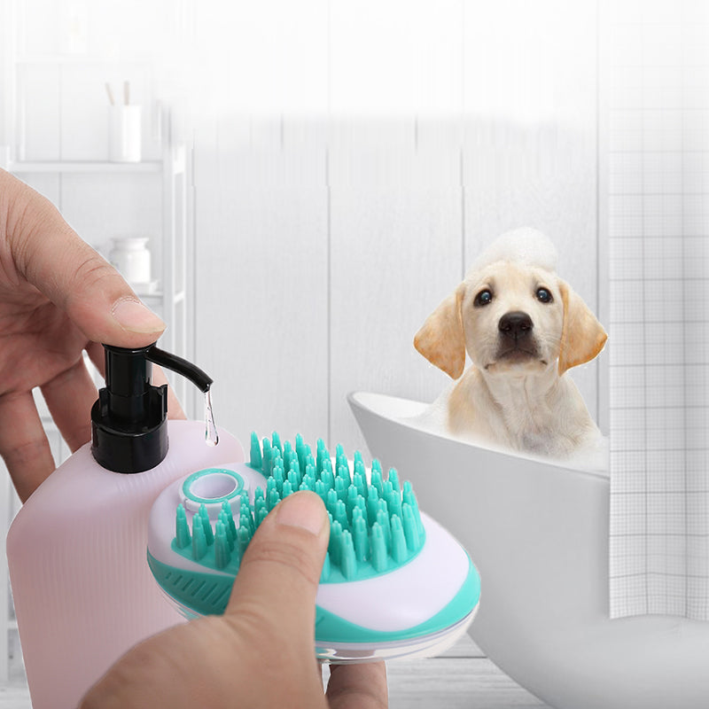 Pet Bath Brush – 2-in-1 Shampoo & Massage Brush