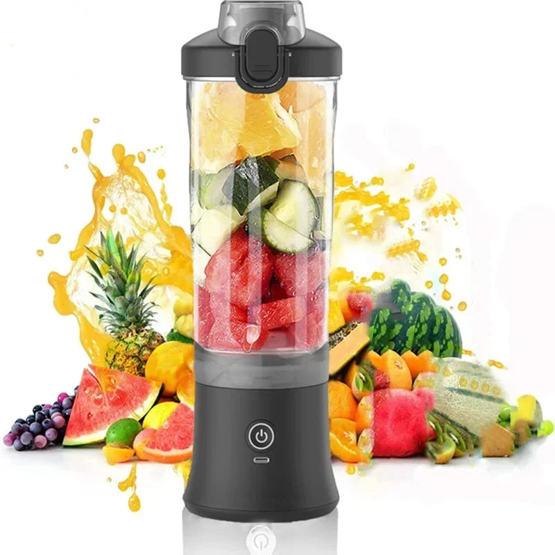 Portable Blender 600ML – USB Rechargeable Smoothie & Juice Maker