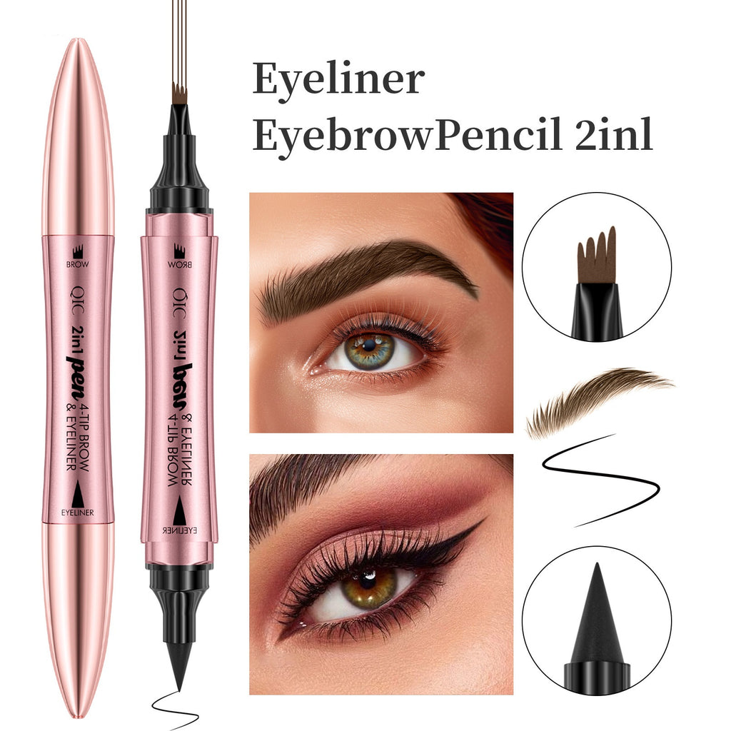 2-in-1 Microblade Eyebrow Pencil & Eyeliner