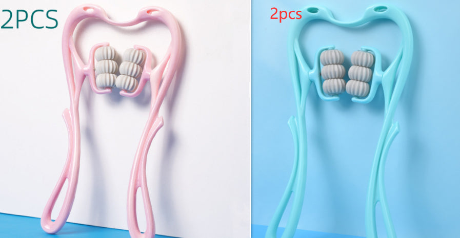 6-Roller Neck Massager – Deep Tissue Relaxation Tool