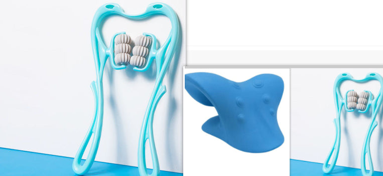 6-Roller Neck Massager – Deep Tissue Relaxation Tool