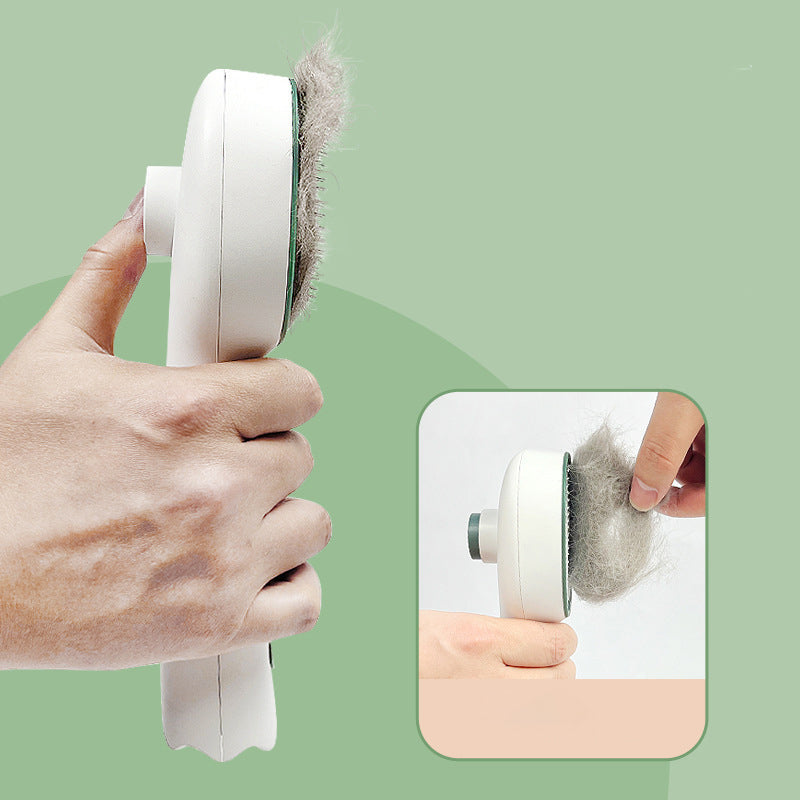 UV Self-Cleaning Pet Brush – Remove Hair & Kill Bacteria