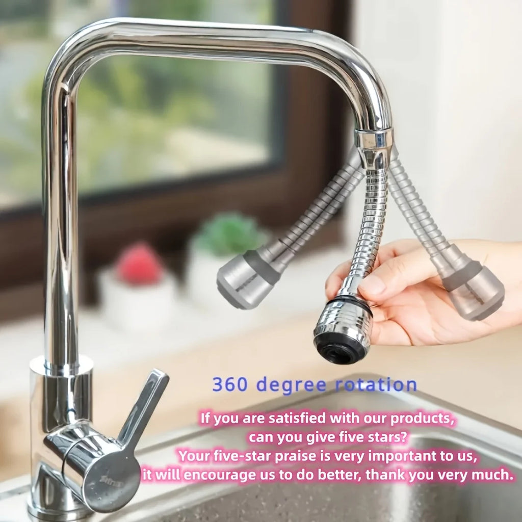 1 faucet nozzle 360 degree rotating filter extension tube dual-mode faucet nozzle universal kitchen accessory