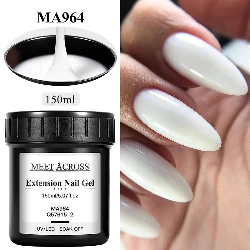 150g Clear Shaping Extension Reinforcement 3-In-1 Gel For Extension UV/LED Curing Bulider Nail Gel For Nails Nail Supplies
