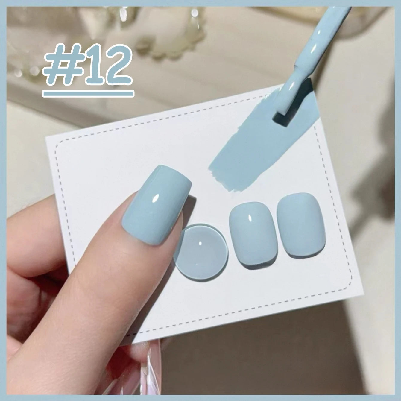 1-12pcs WS Dopamine Macaron Yellow Holiday Style Summer Autumn Vacation Small Set Sweet Girl Style Whitening Gel Nail Polish