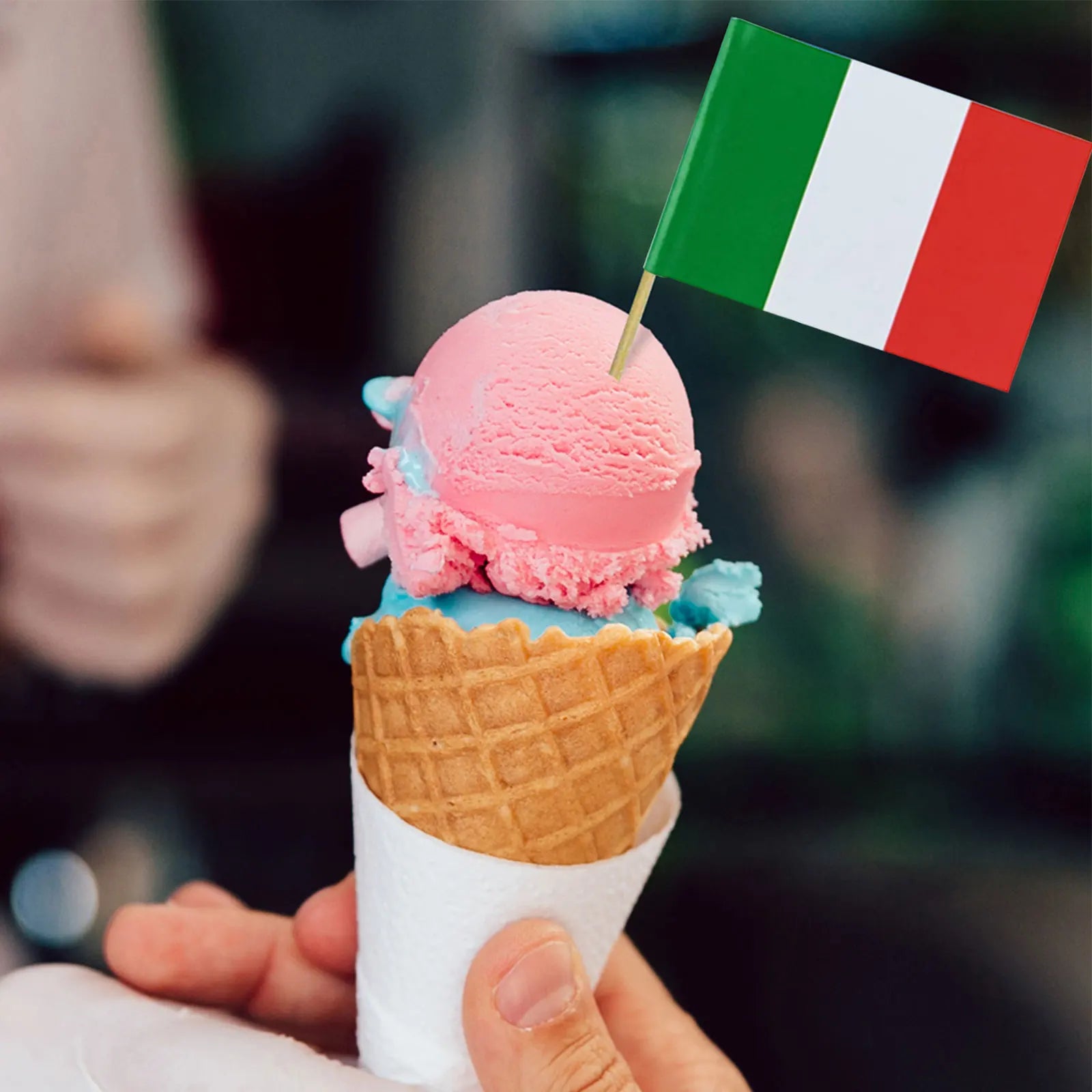 100Pcs Italy Toothpick Flags Mini Stick Cupcake Toppers Country Party Celebration National Decors Food Cocktail Picks Card