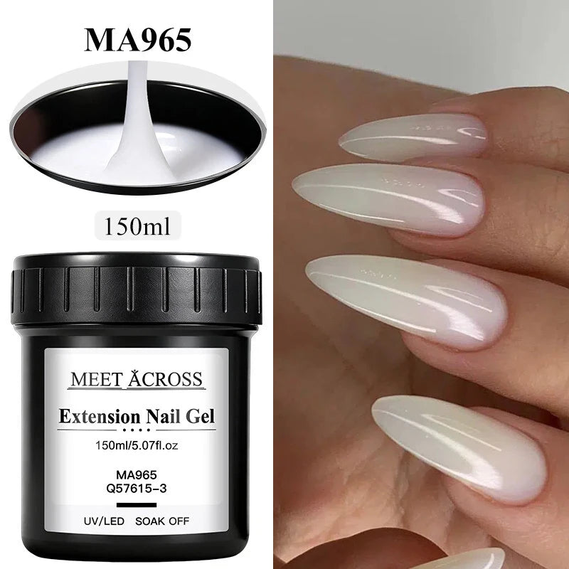 150g Clear Shaping Extension Reinforcement 3-In-1 Gel For Extension UV/LED Curing Bulider Nail Gel For Nails Nail Supplies