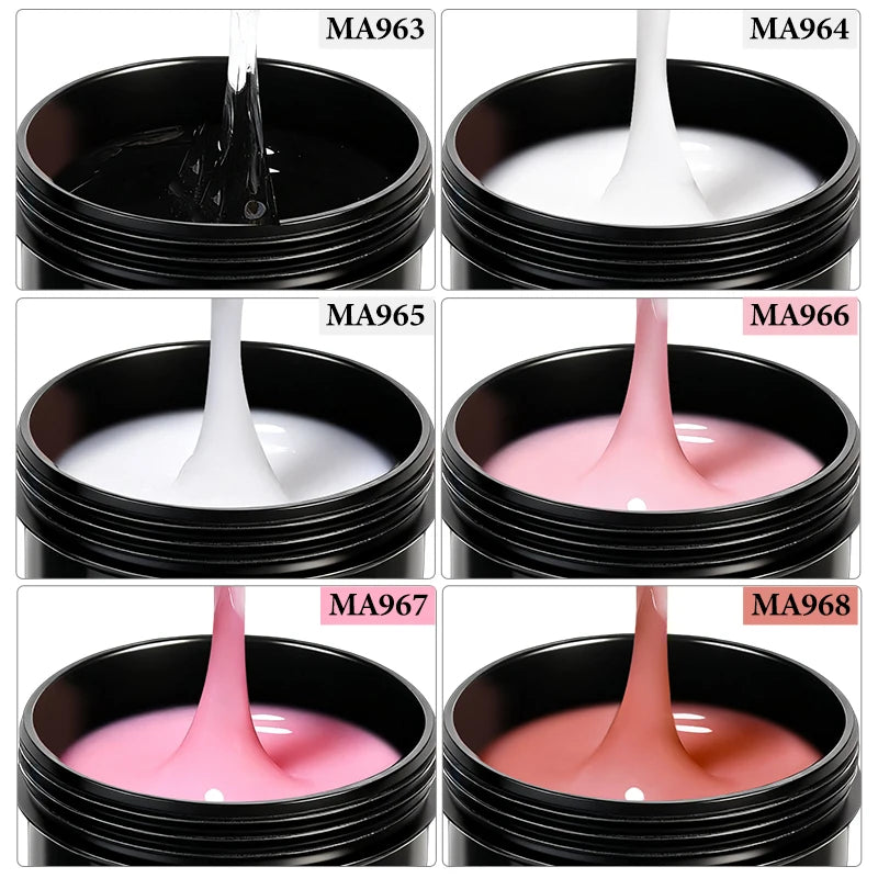 150g Clear Shaping Extension Reinforcement 3-In-1 Gel For Extension UV/LED Curing Bulider Nail Gel For Nails Nail Supplies