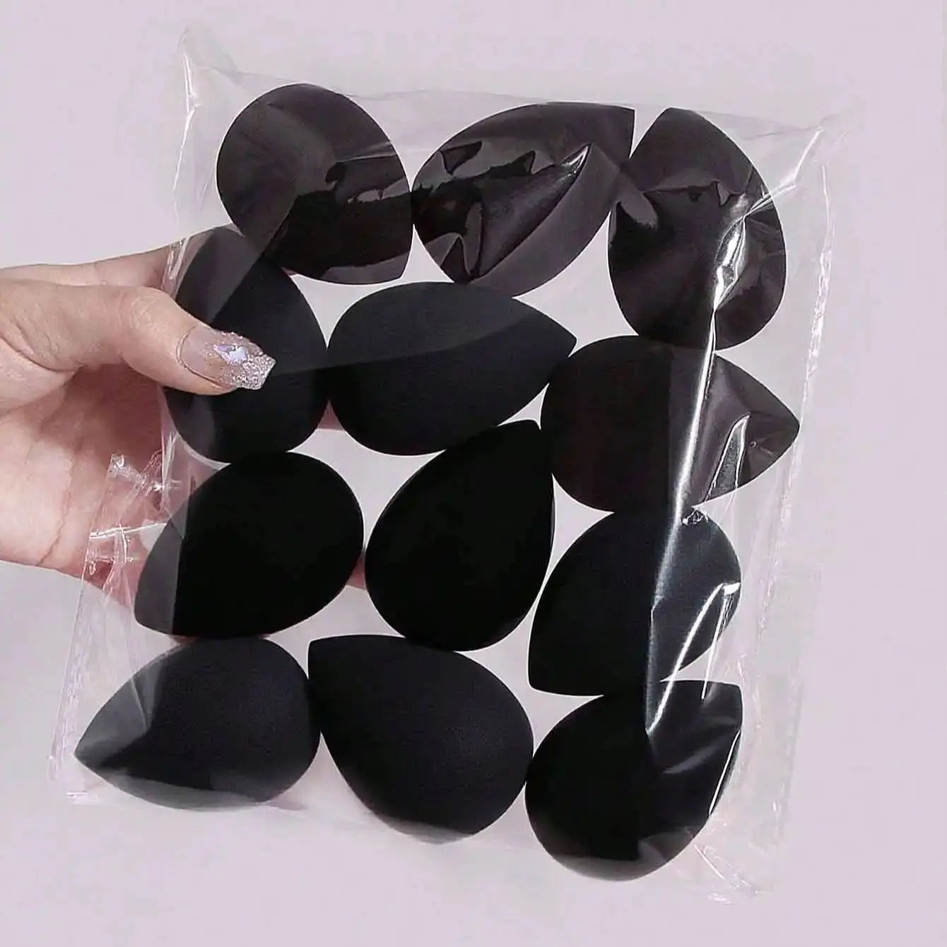 12PCS Latex-Free Makeup Sponge Set - Ultra Soft Beauty Blenders for Foundation & Concealer, with Travel Pouch