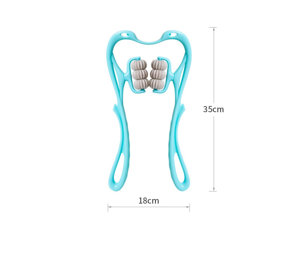 6-Roller Neck Massager – Deep Tissue Relaxation Tool