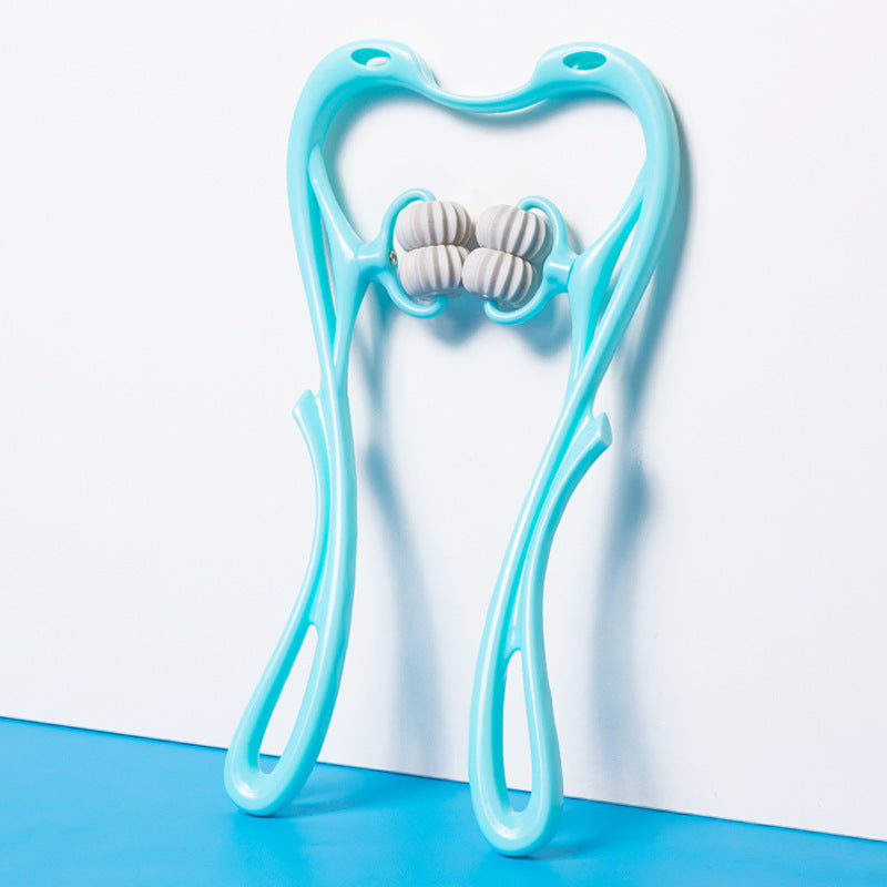 6-Roller Neck Massager – Deep Tissue Relaxation Tool