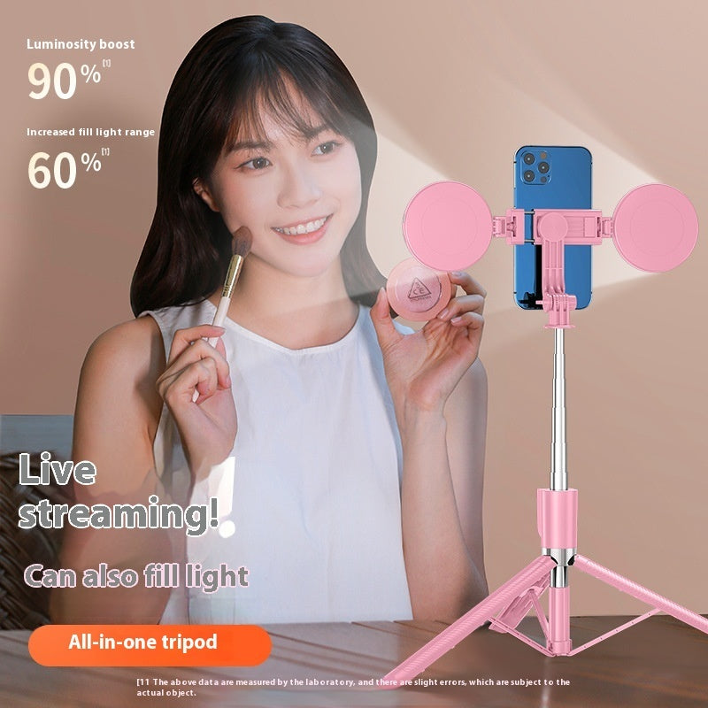 Selfie Stick Tripod with Ring Light – Bluetooth Remote & Adjustable Stand