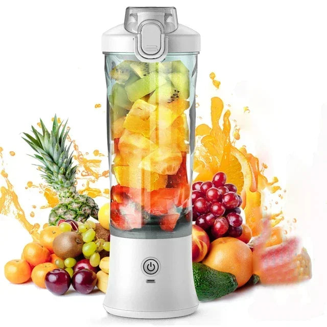 Portable Blender 600ML – USB Rechargeable Smoothie & Juice Maker